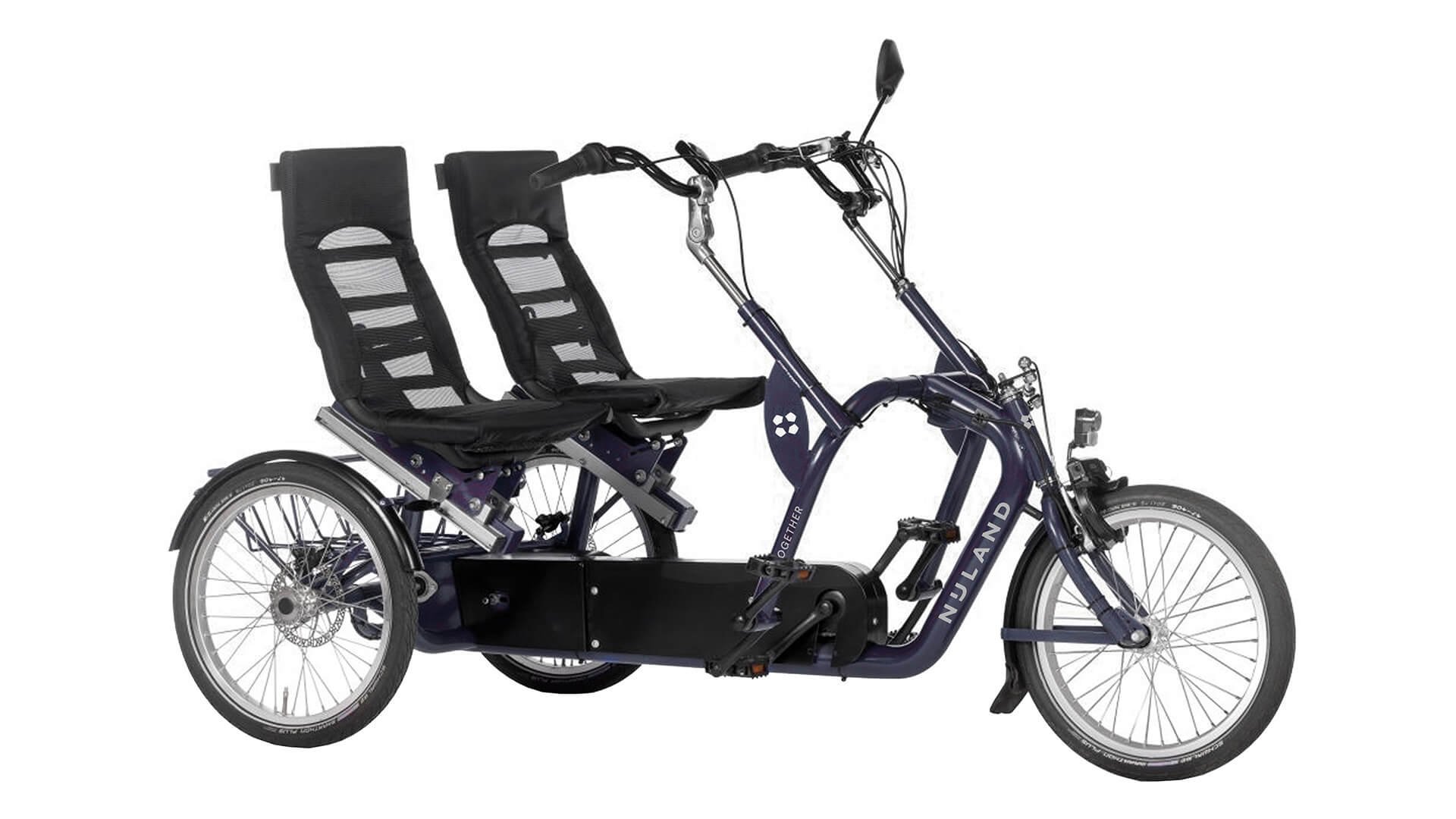 Tandem côte à côte, option assistance électrique