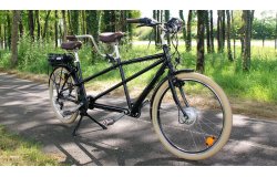 Tandem électrique Coffee roues 26"