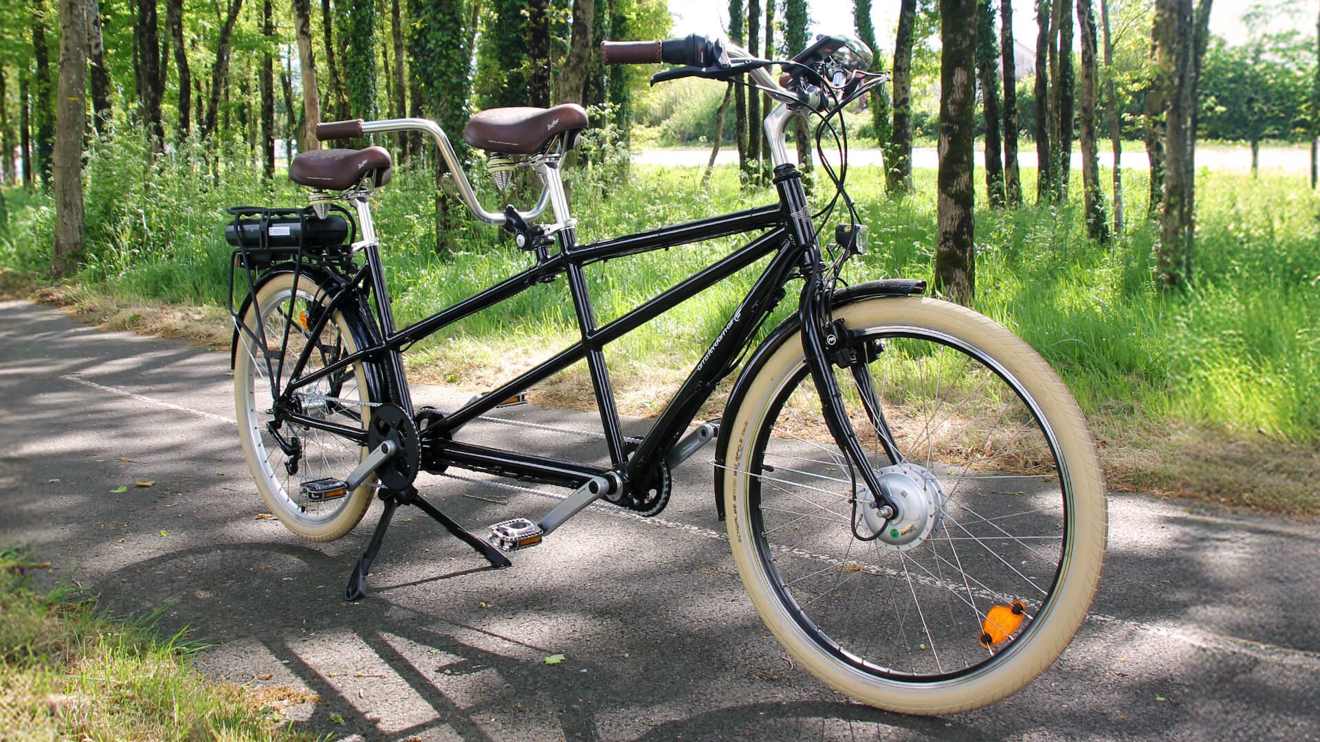 Tandem électrique Coffee roues 26"