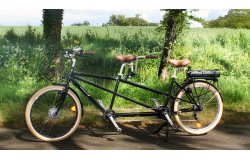 Tandem électrique Coffee roues 26"