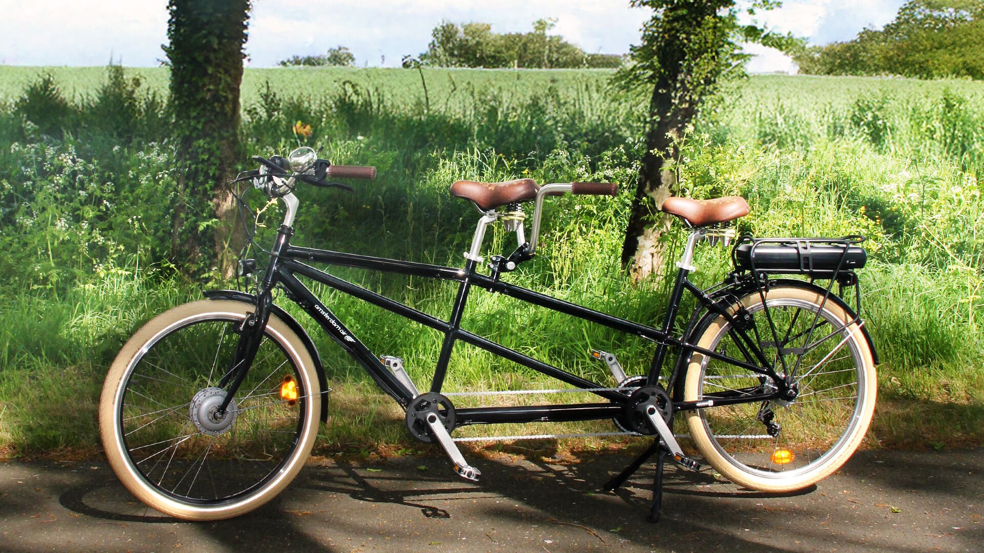 Tandem électrique Coffee roues 26"