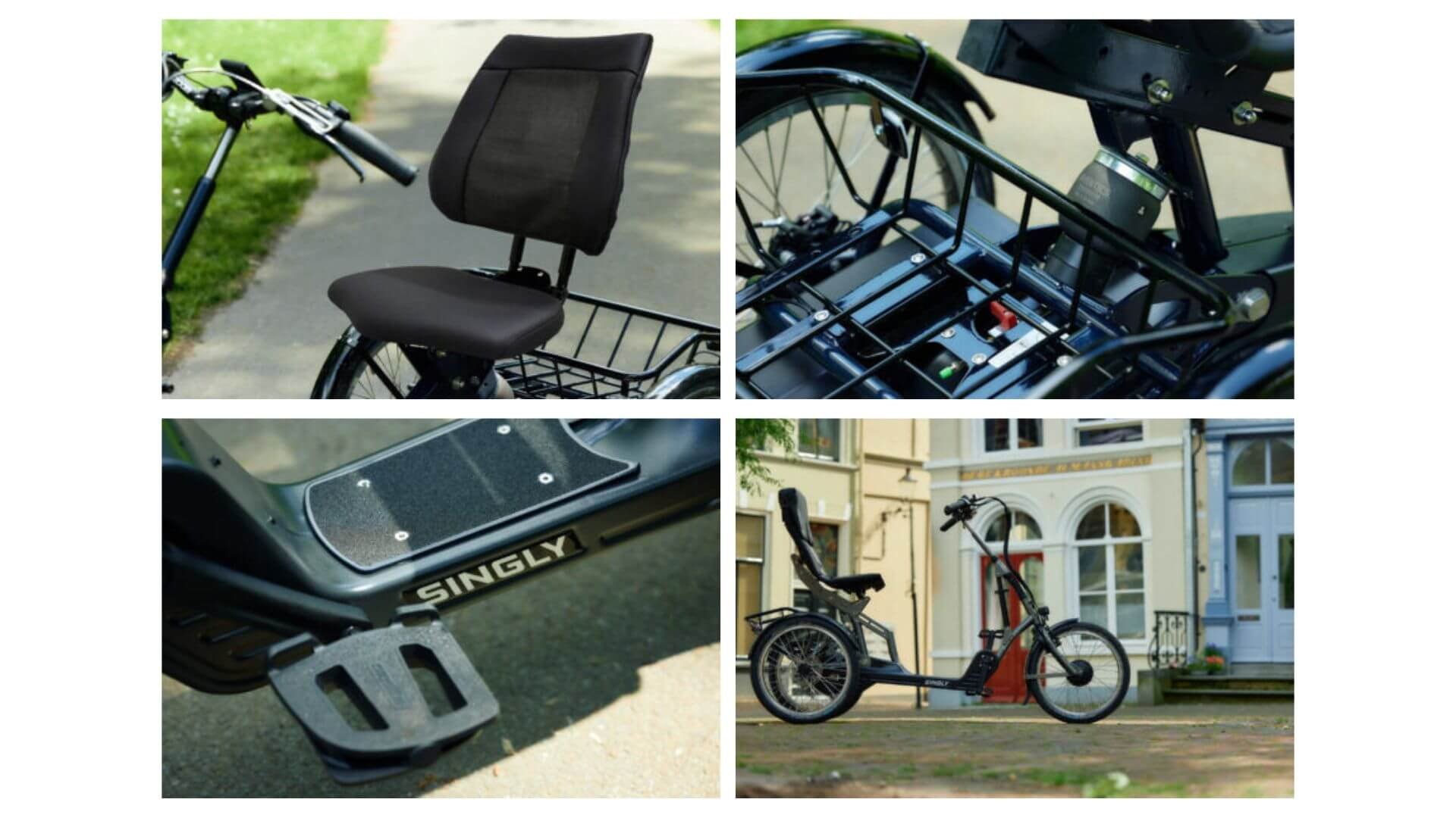 Tandem côte à côte, option assistance électrique