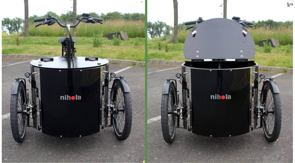 Couvercle verrouillable amovible pour NIHOLA LOW