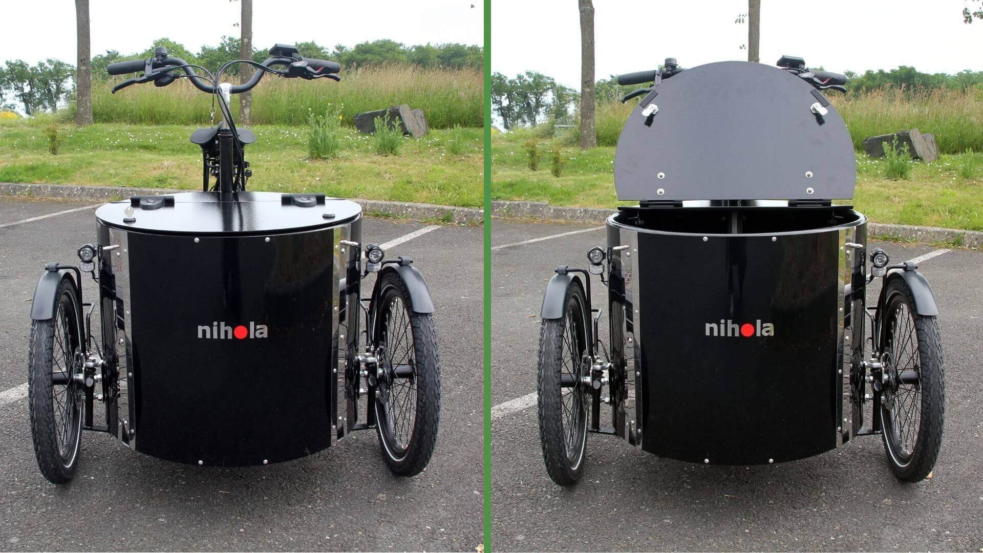 Couvercle verrouillable amovible pour NIHOLA LOW