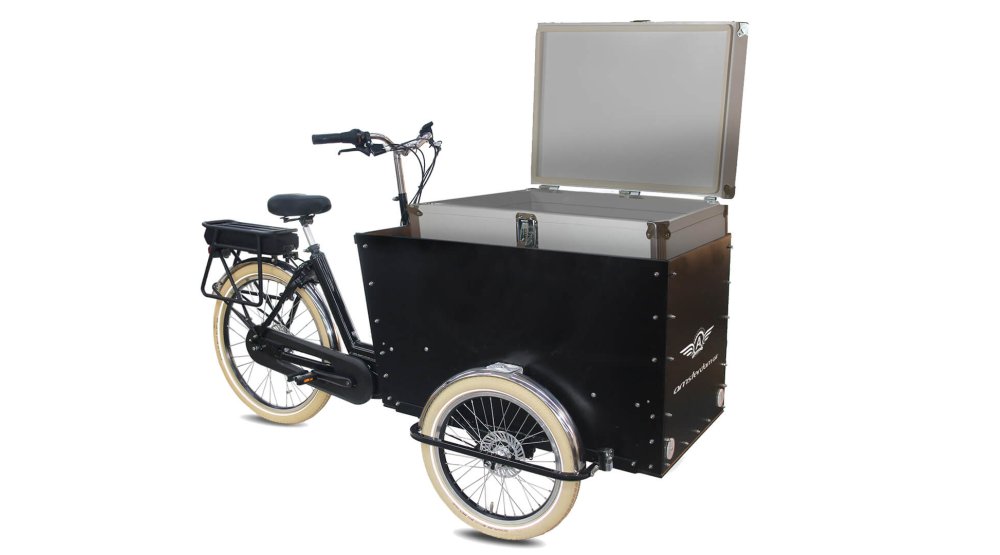 Triporteur Amsterdam Air eDrive avec coffre isotherme 250 litres