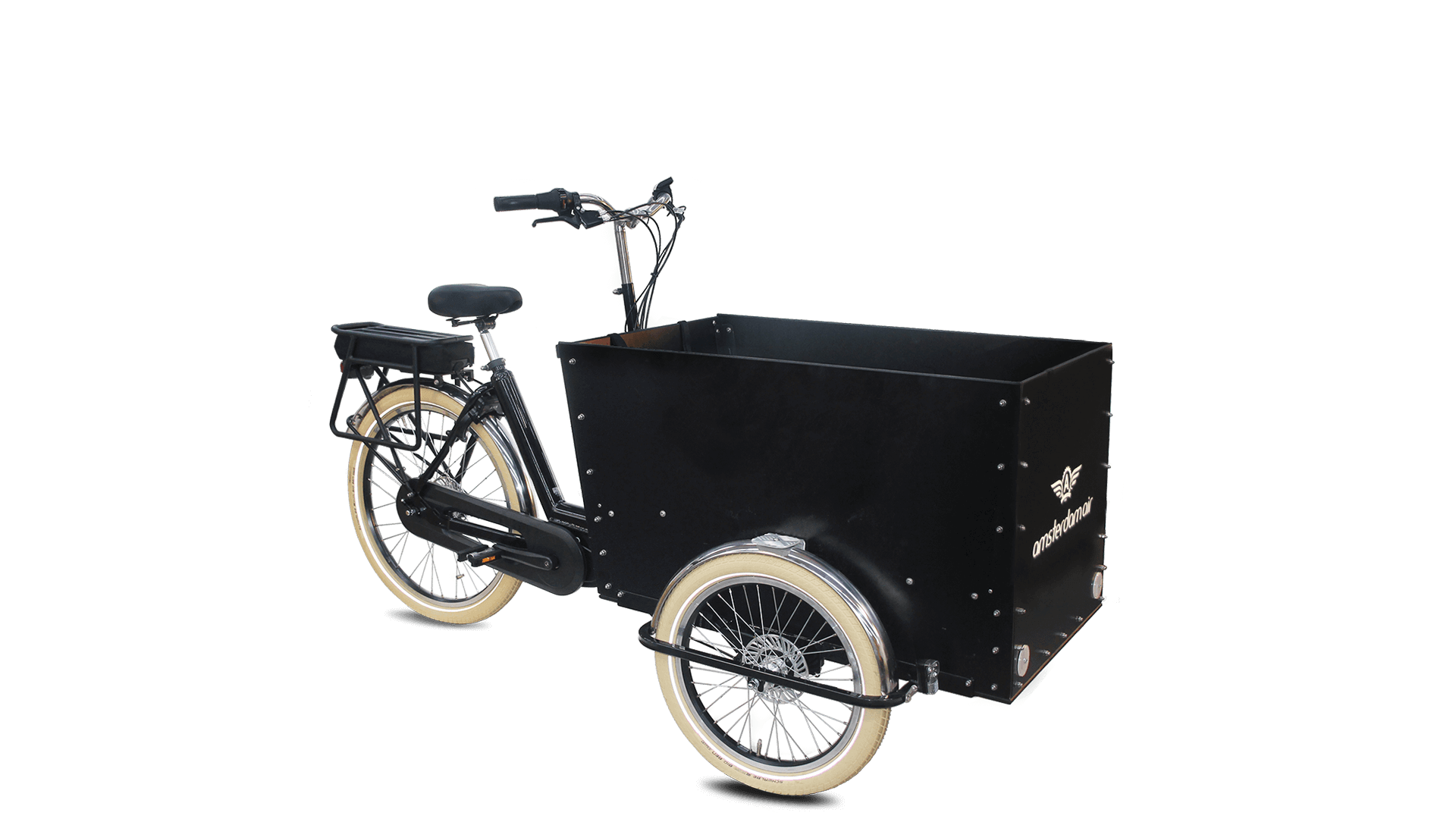 Le triporteur Amsterdam Air eDrive dans sa configuration de base