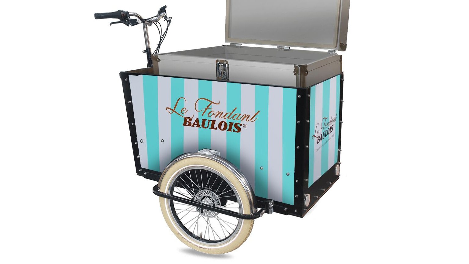 Personnalisation Coffre Triporteur Amsterdam Air eDrive