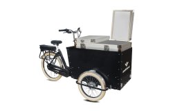 Triporteur Amsterdam Air eDrive avec coffre isotherme 2 x 108 litres (sur configurateur)