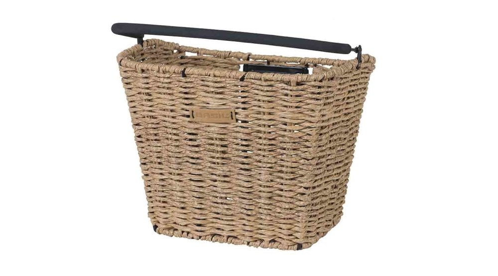 Panier de vélo avant amovible en rotin Basil Breme
