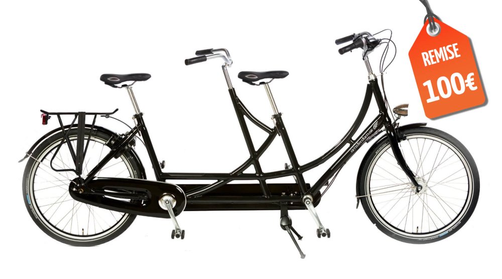 Remise immédiate de 100€ sur ce modèle de tandem