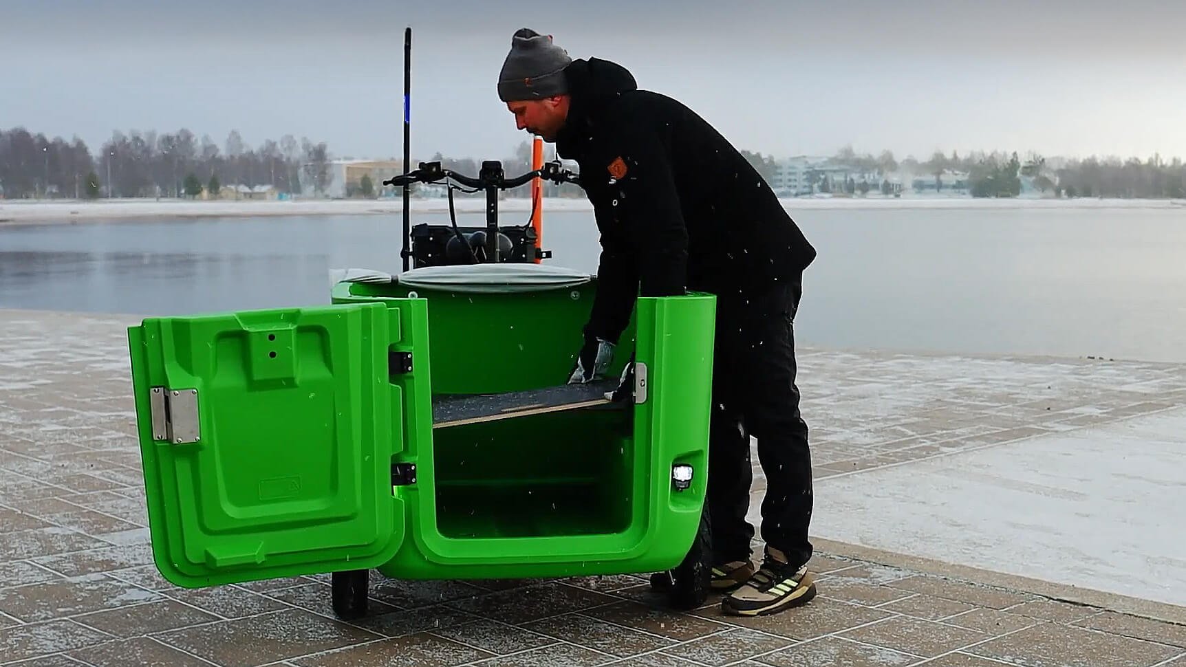 Installation rapide dans le coffre