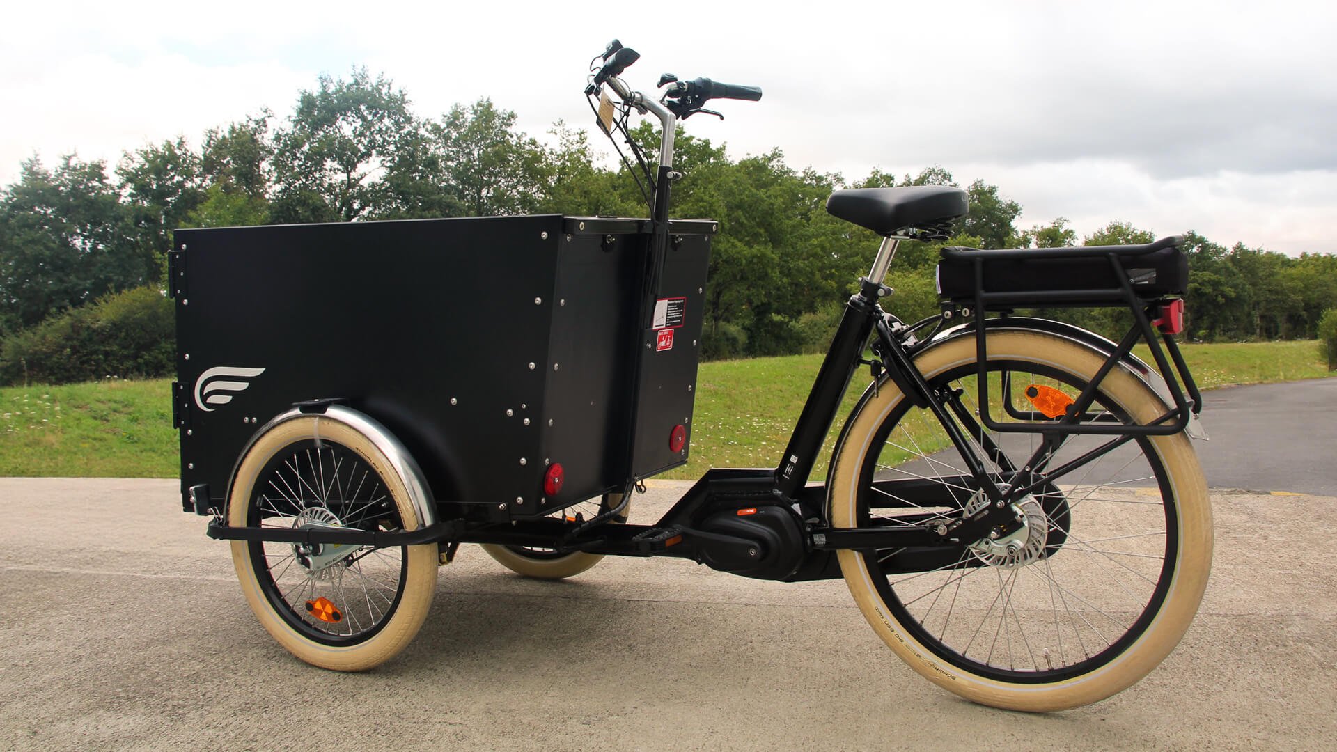 Triporteur Amsterdam Air eDrive super chien