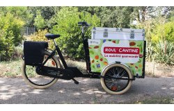 Triporteur Amsterdam Air eDrive avec coffre isotherme 250 litres