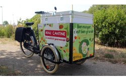 Triporteur Amsterdam Air eDrive avec coffre isotherme 250 litres