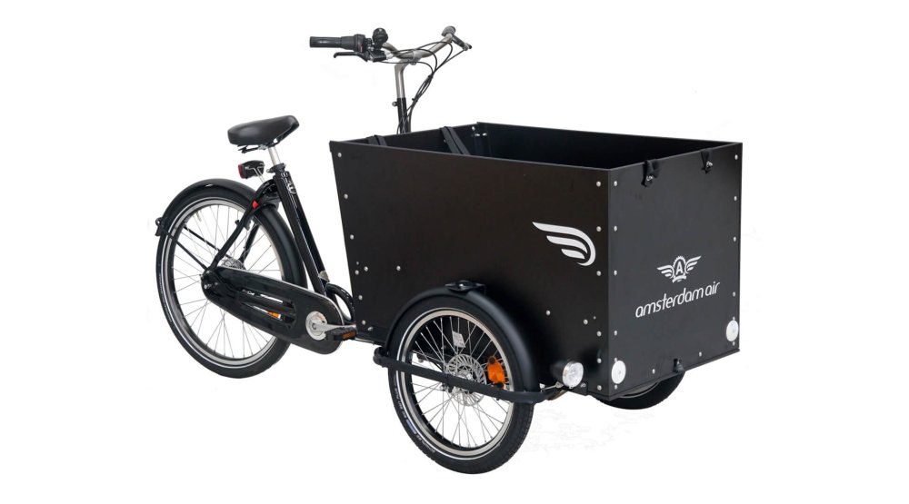 Le triporteur Amsterdam Air musculaire dans sa configuration de base