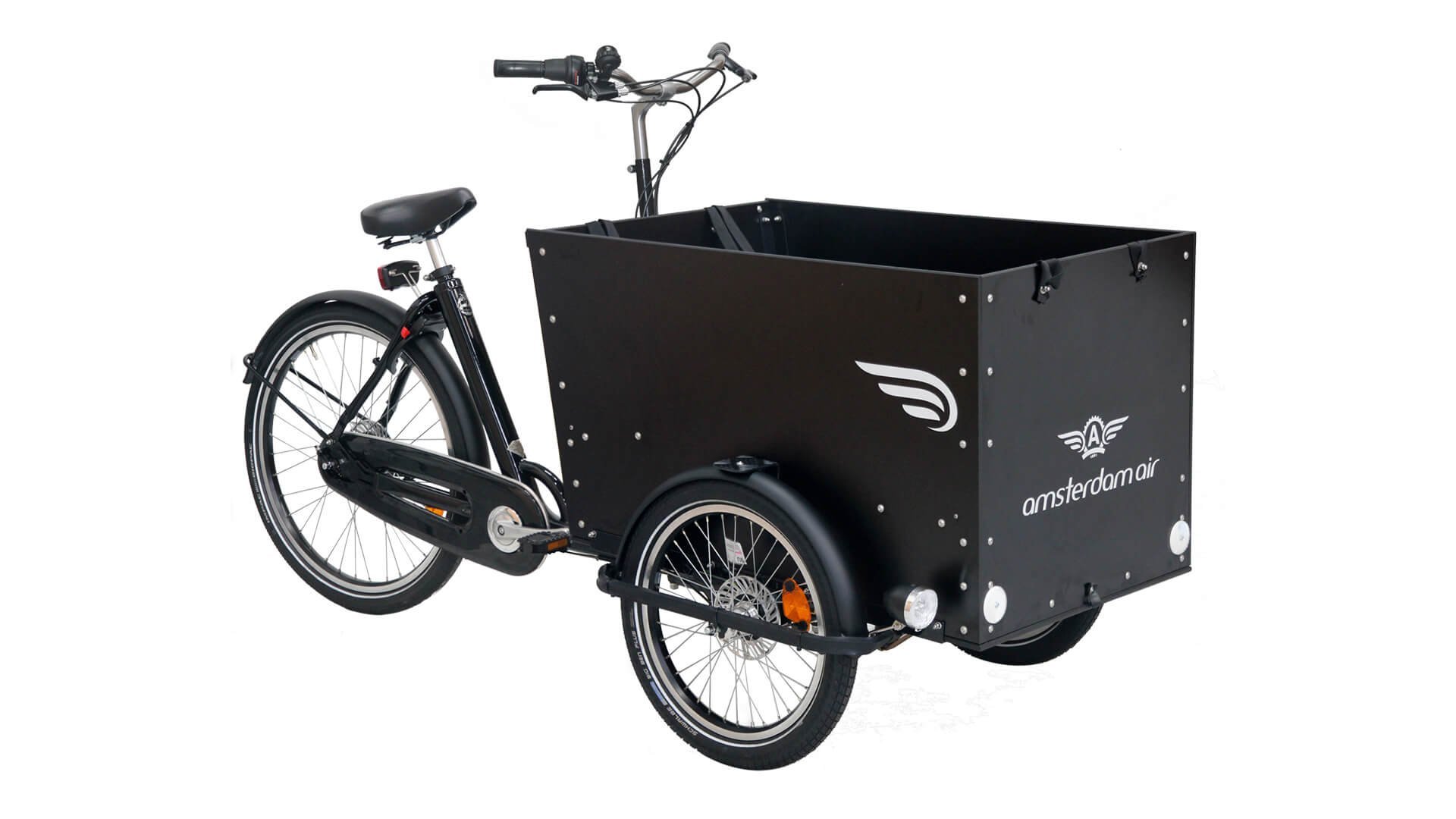 Le triporteur Amsterdam Air musculaire dans sa configuration de base