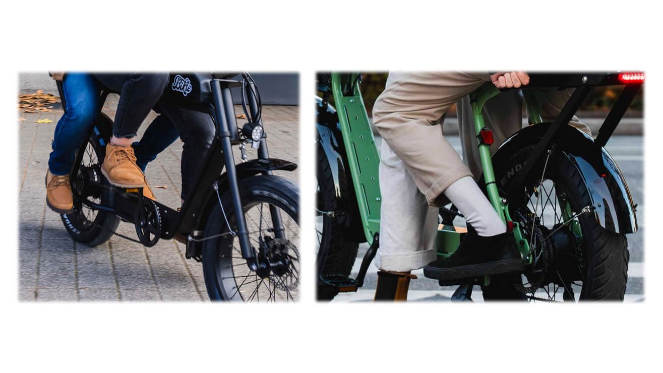 Cales-pieds rabattables en aluminium