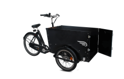 Le triporteur Amsterdam Air musculaire chien dans sa configuration de base