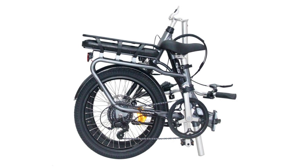 Le vélo Facile une fois plié