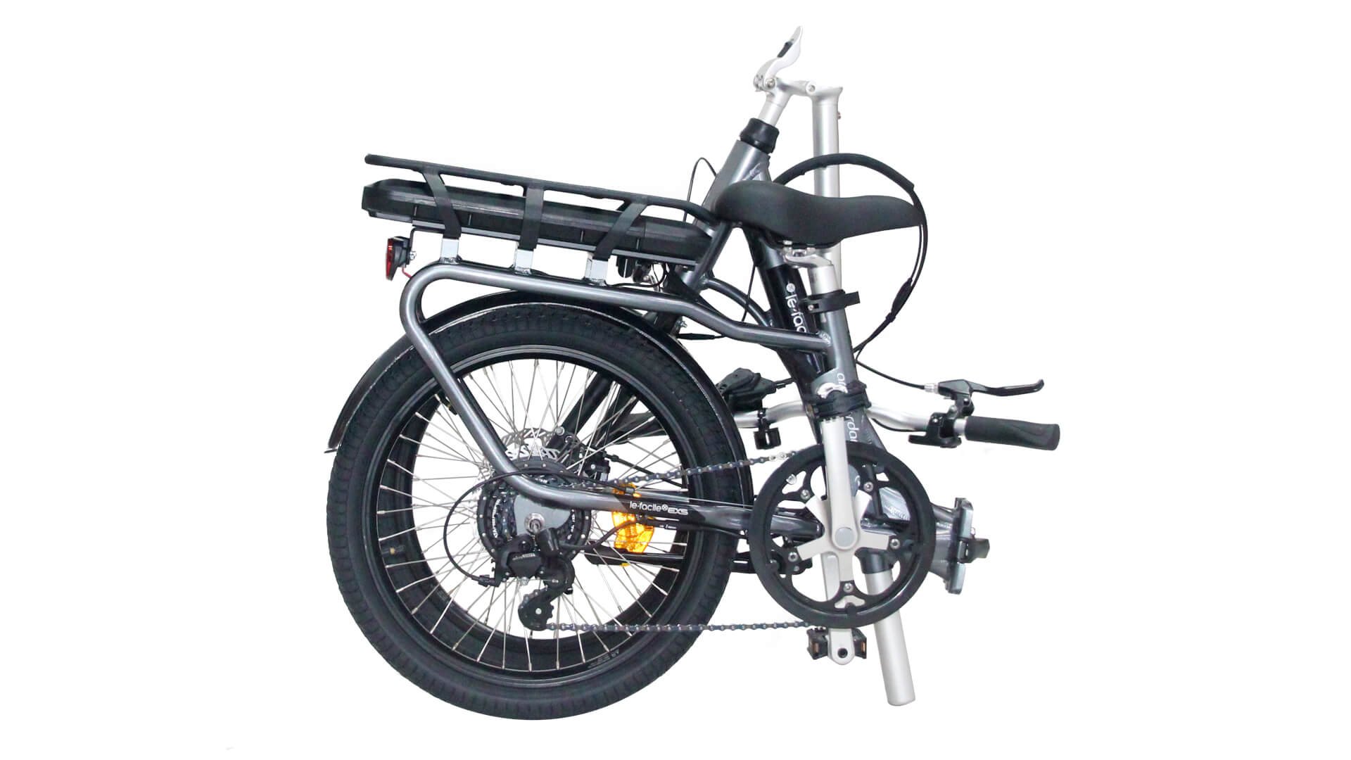 Le vélo Facile une fois plié