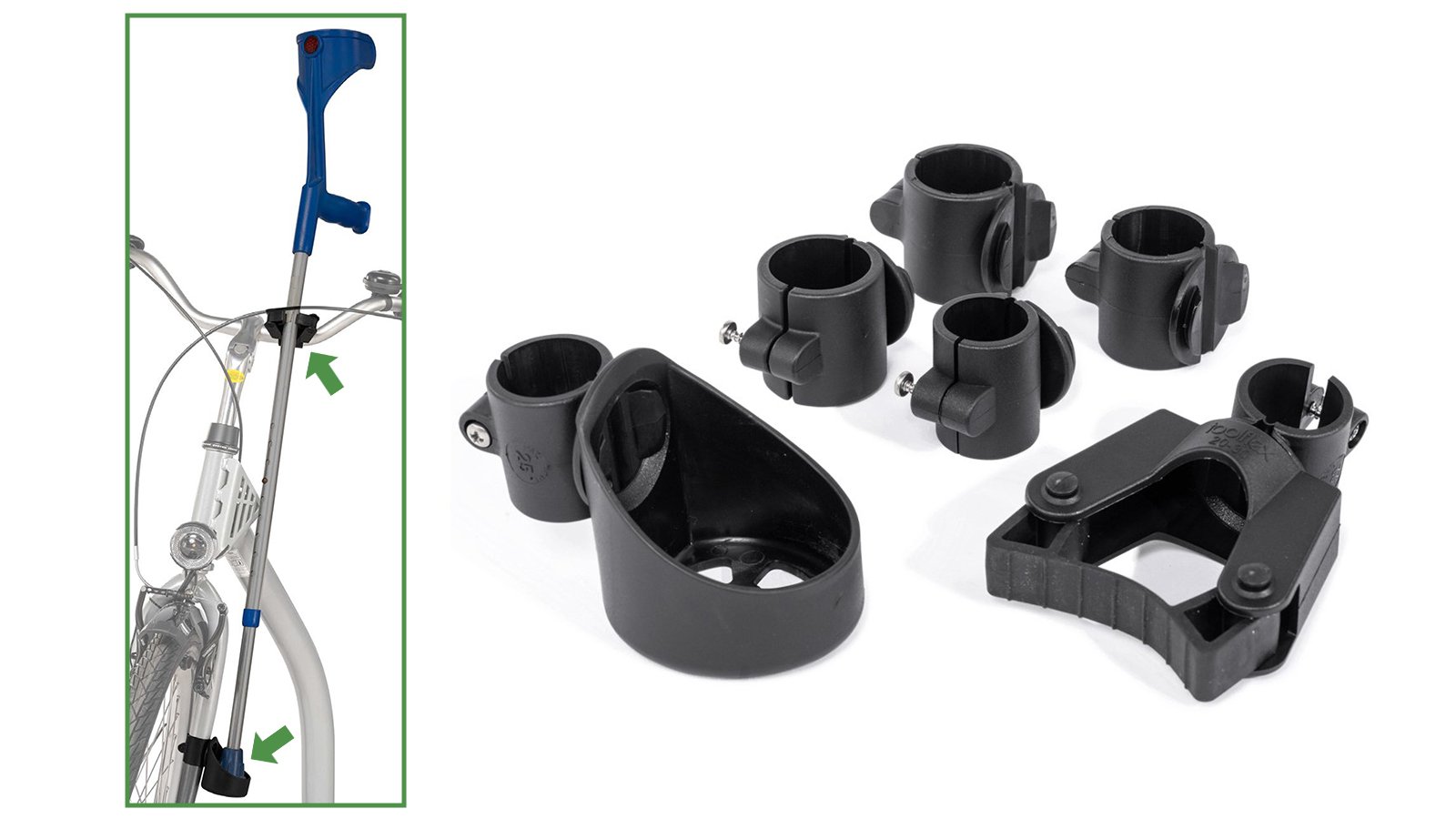 Jeu de supports pour aide à la marche