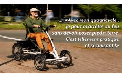 Quadricycle électrique Tibo+ de Pfautec