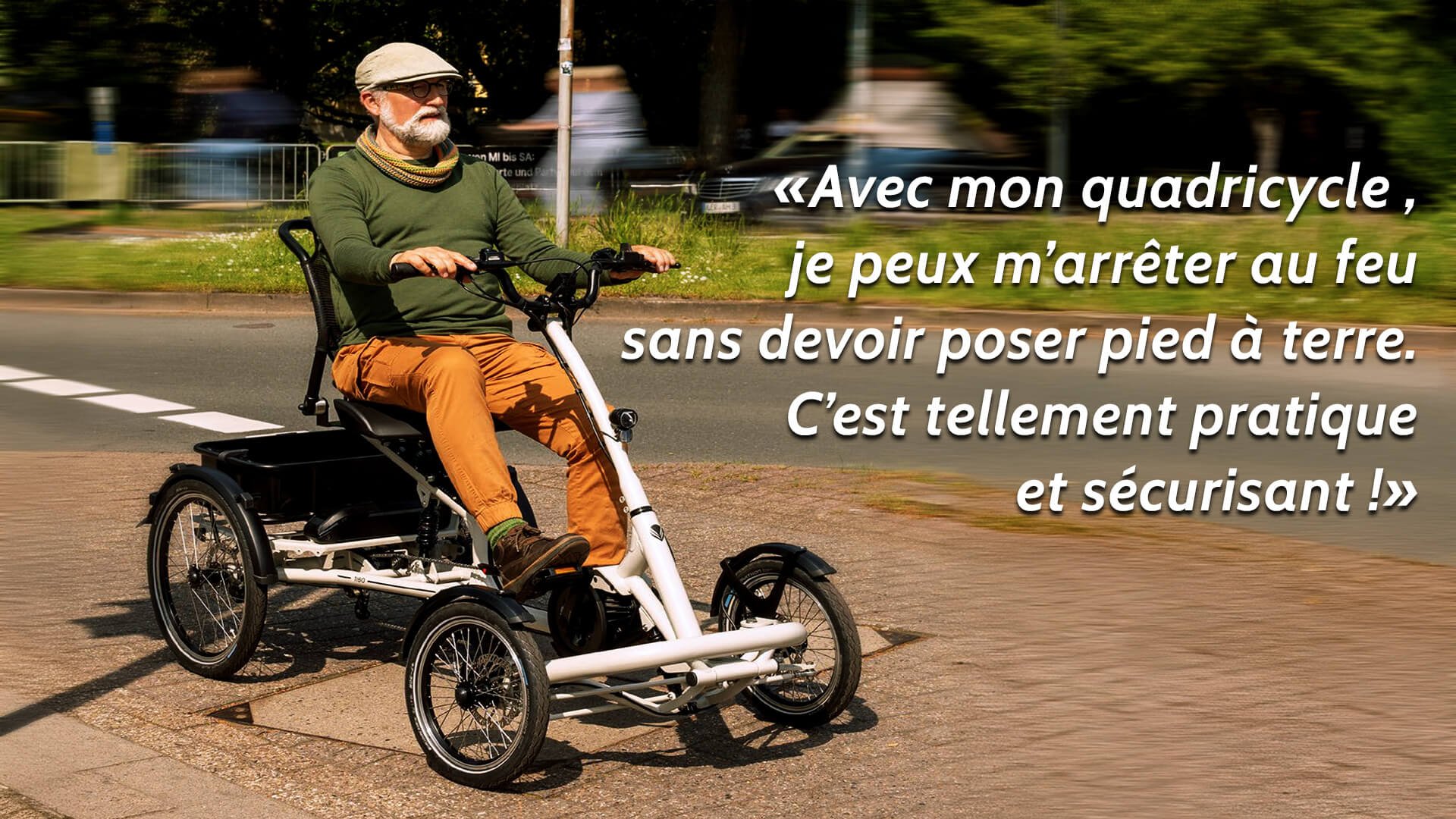 Quadricycle électrique Tibo+ de Pfautec