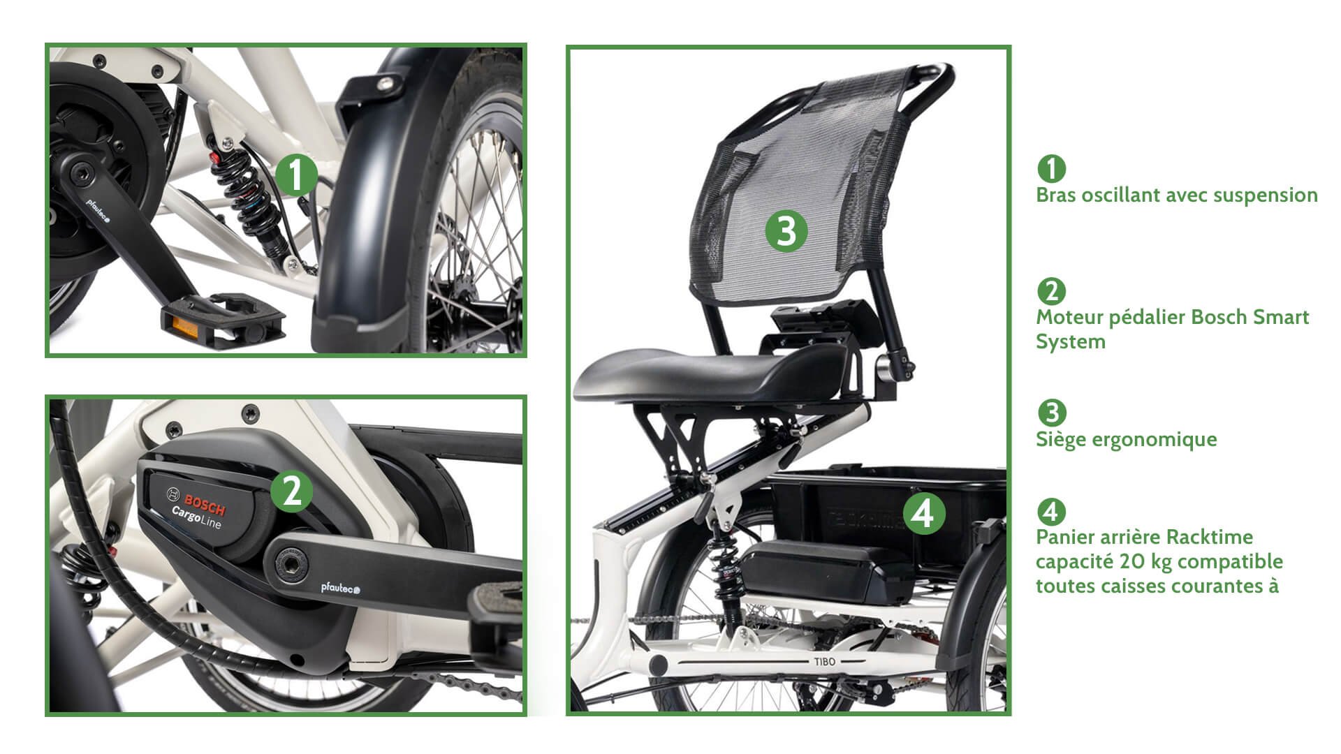 Quadricycle électrique Tibo+ de Pfautec