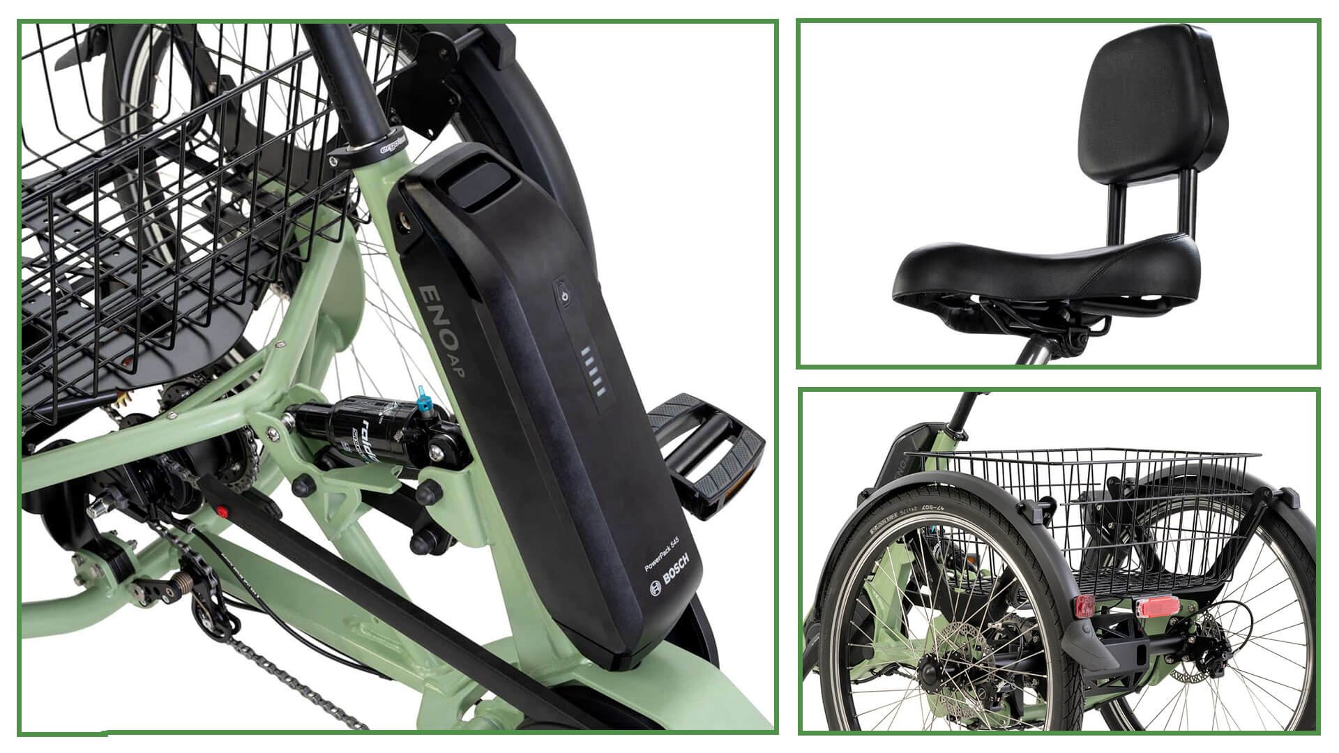 Le tricycle électrique Eno AP signé Pfautec