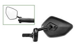 Rétroviseur d'extremité de guidon pour tricycles Pfautec