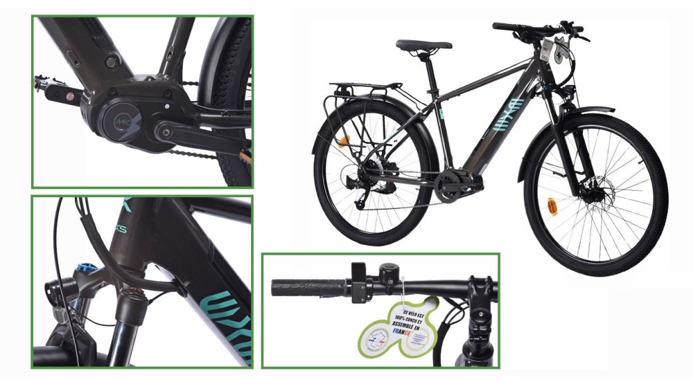 Vélo de trekking électrique E-Cross