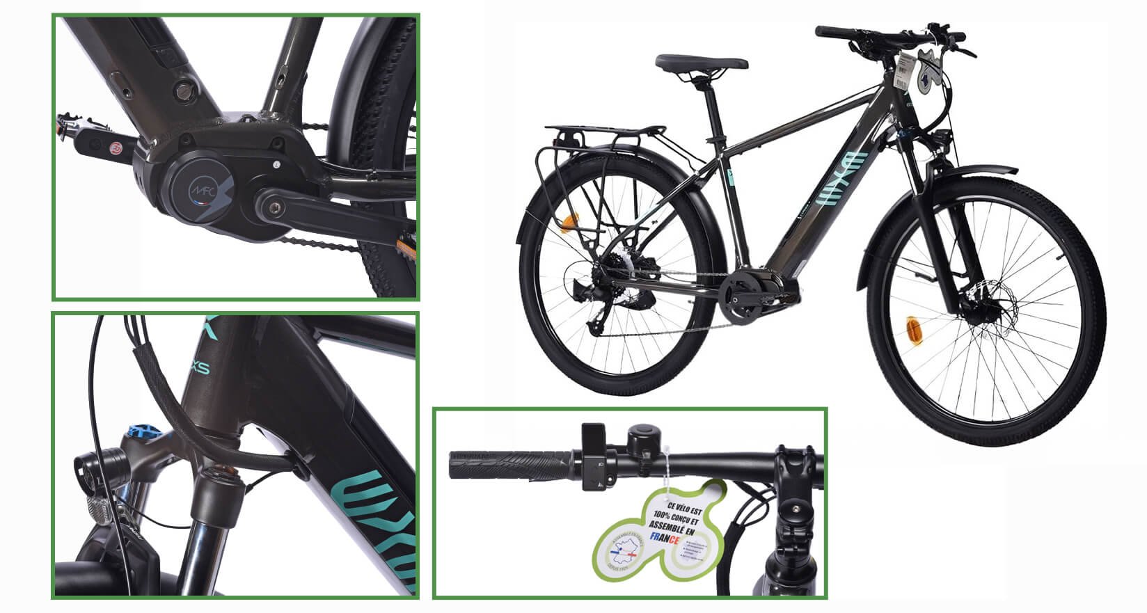 Vélo de trekking électrique E-Cross