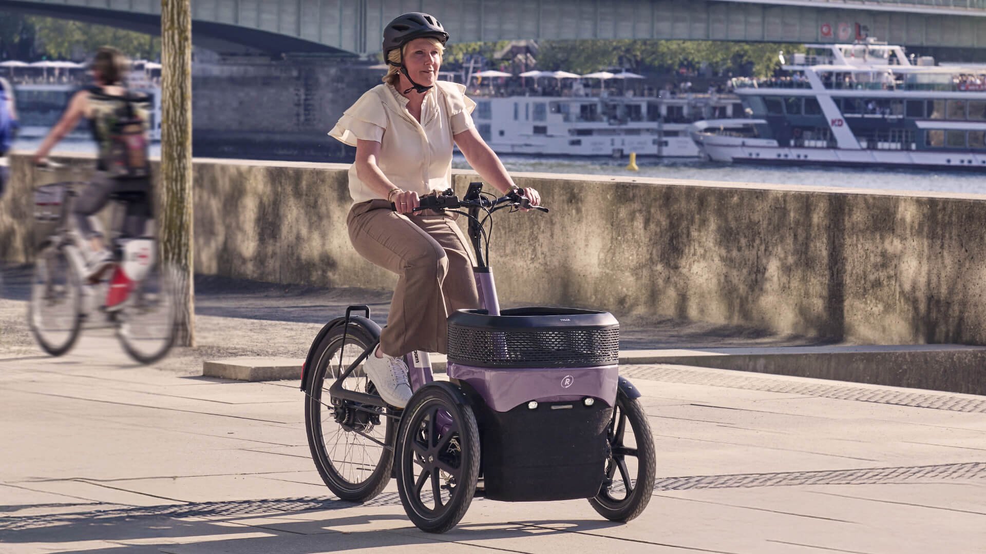 Triporteur électrique Thuja de vanRaam