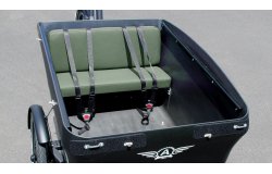 Le banc 2 places couleur vert olive (en option)