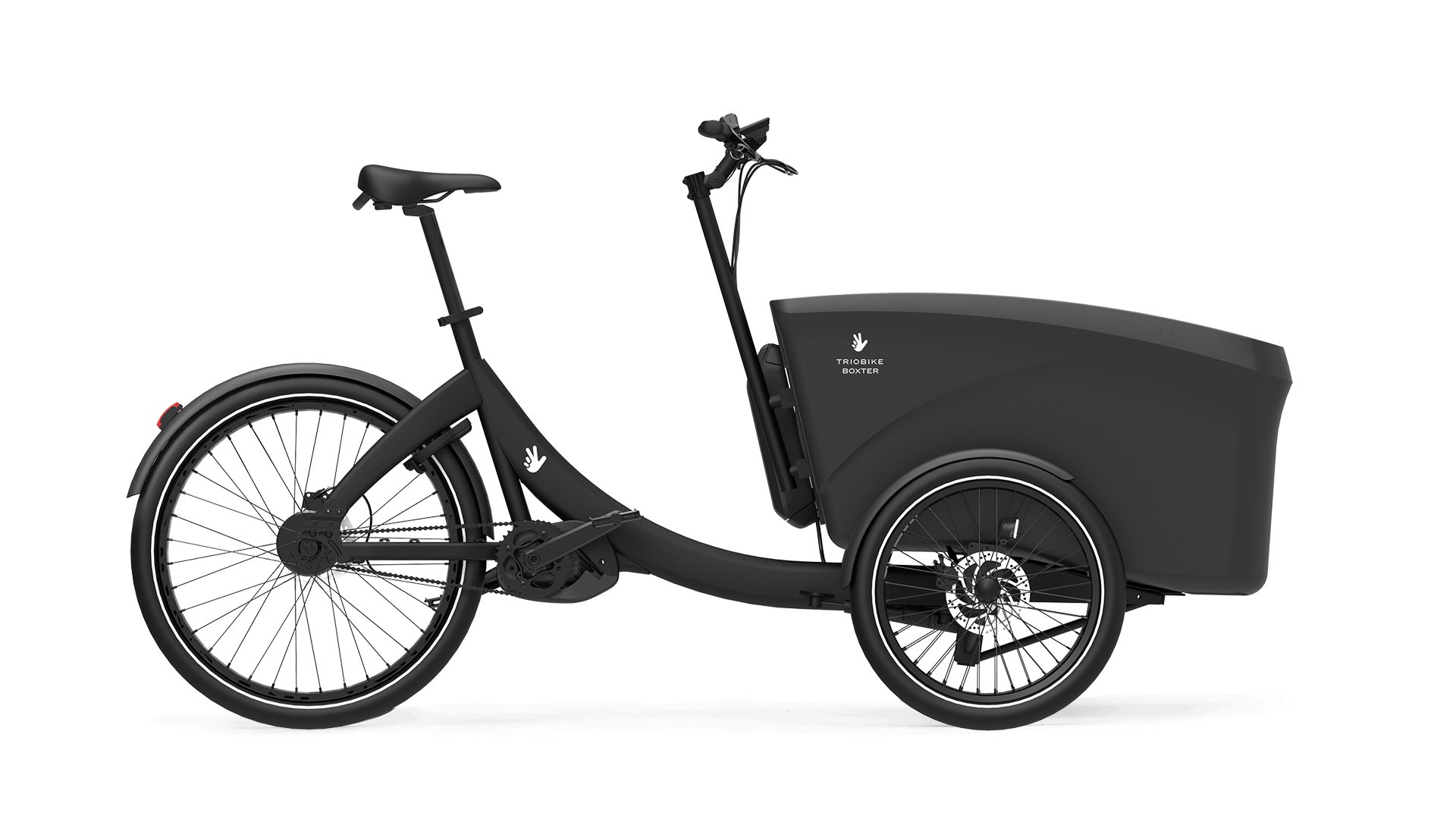 Triporteur électrique Triobike Boxter CL avec moteur pédalier