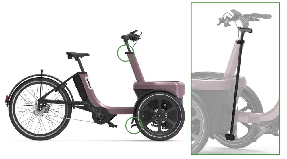 Porte-canne pour vélo vanRaam Fun2Go