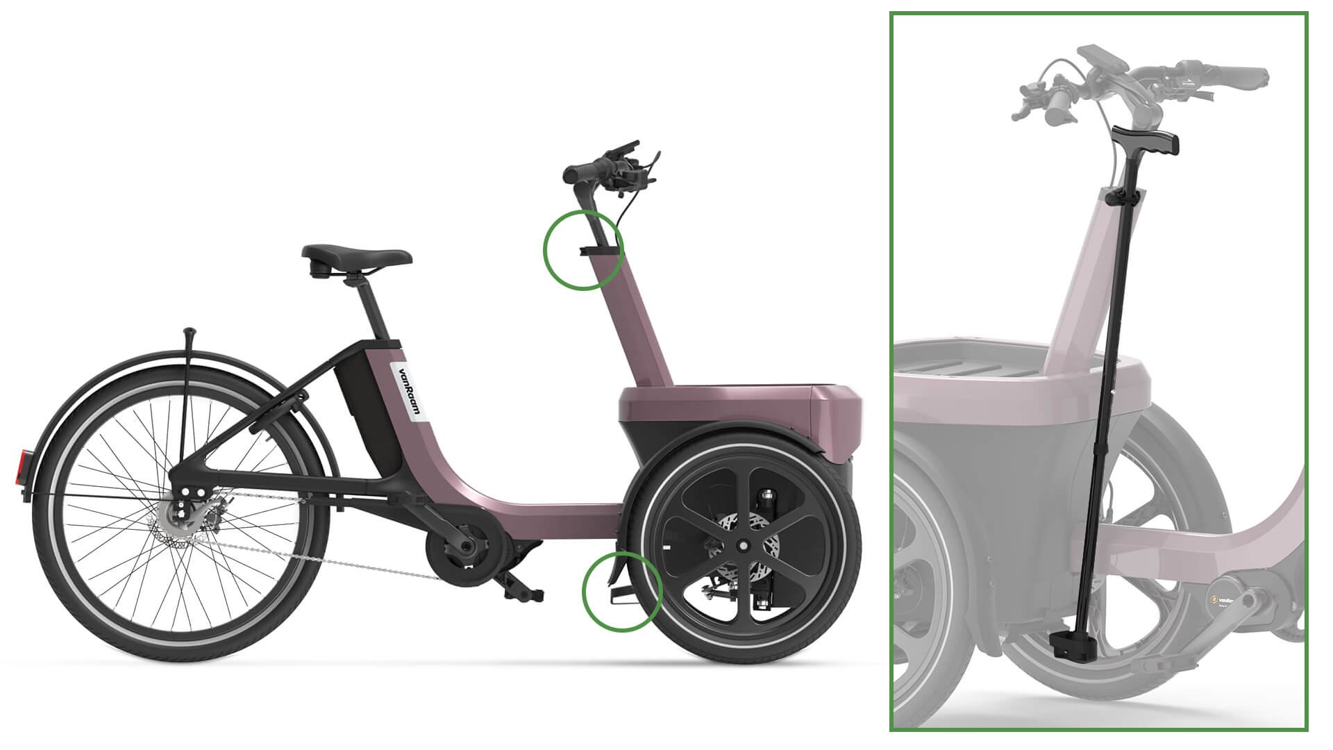 Porte-canne pour vélo vanRaam Fun2Go