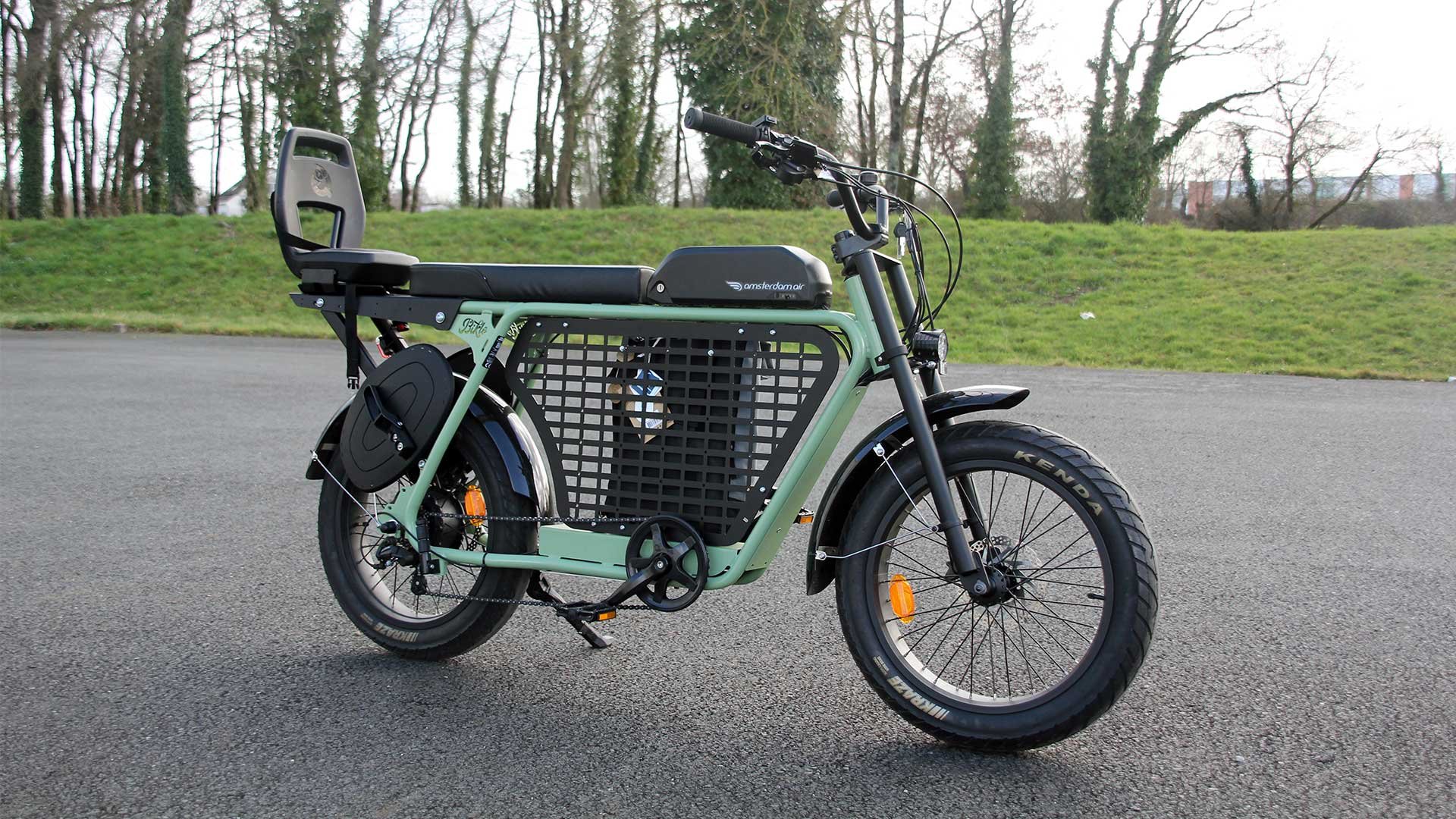 Vélo électrique Fatbike R+ 2024 Bikle Vert Sauge - Showroom