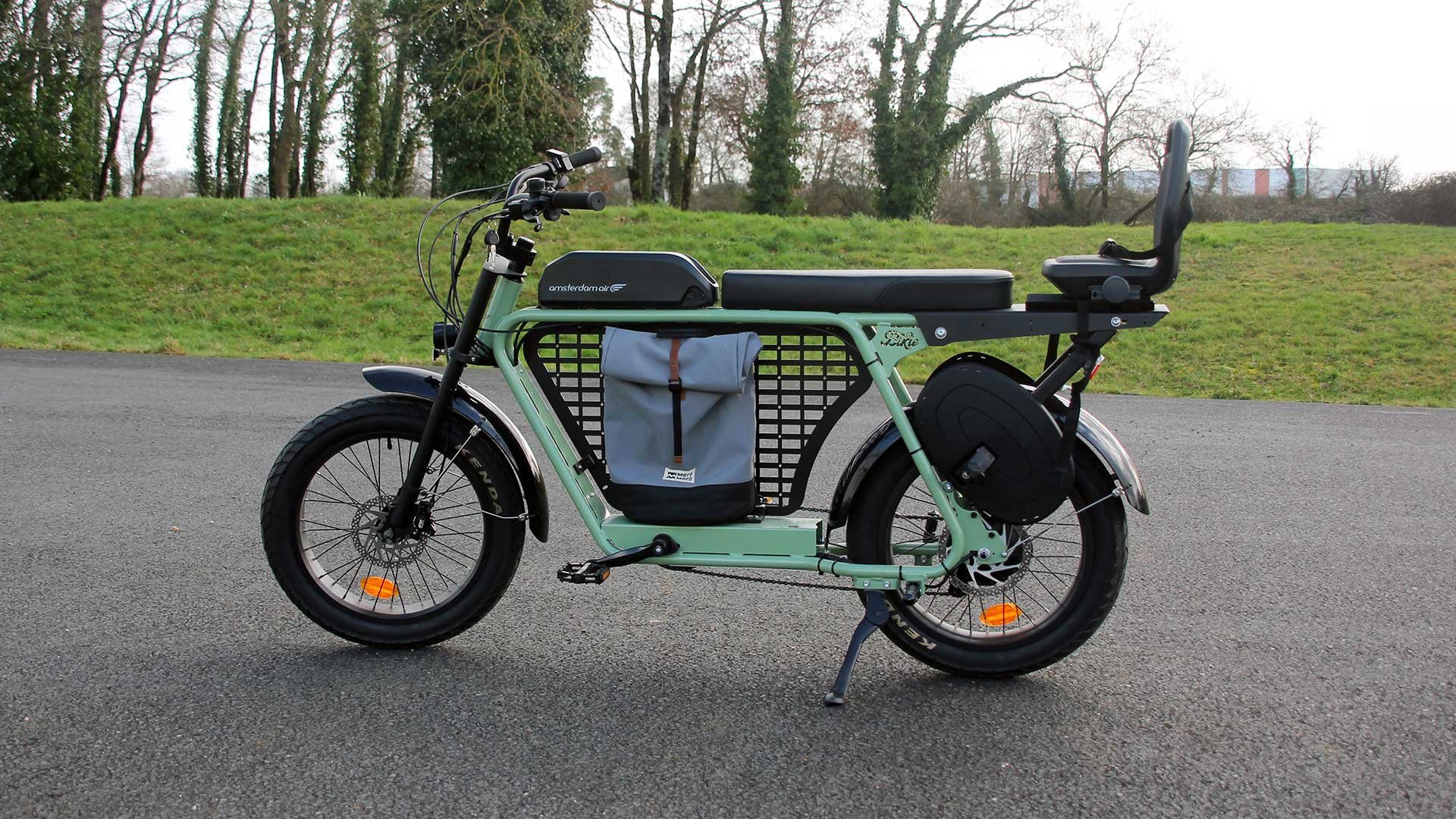 Vélo électrique Fatbike R+ 2024 Bikle Vert Sauge - Showroom