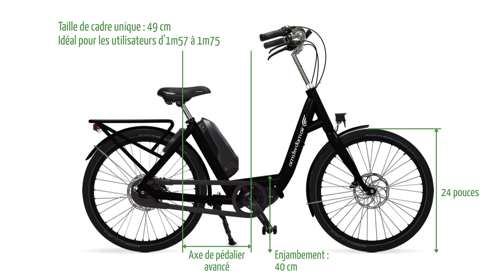 Vélo électrique Eterna – Assistance pédalier Shimano