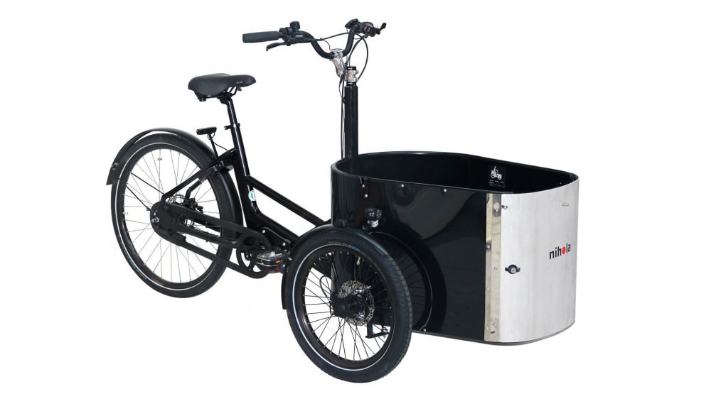  Triporteur NIHOLA CARGO Dog avec assistance pédalier Shimano