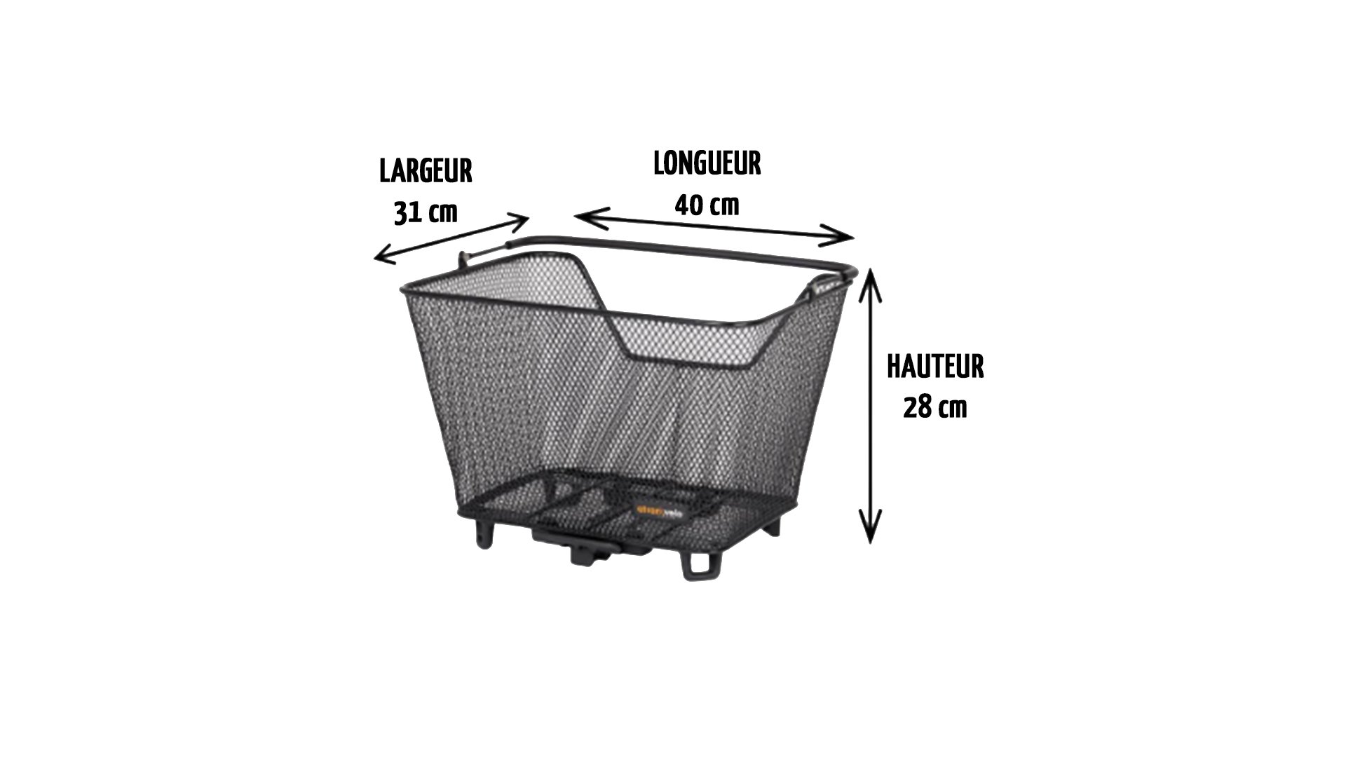 Panier Daily Atran Velo avec support - Kettwiesel One