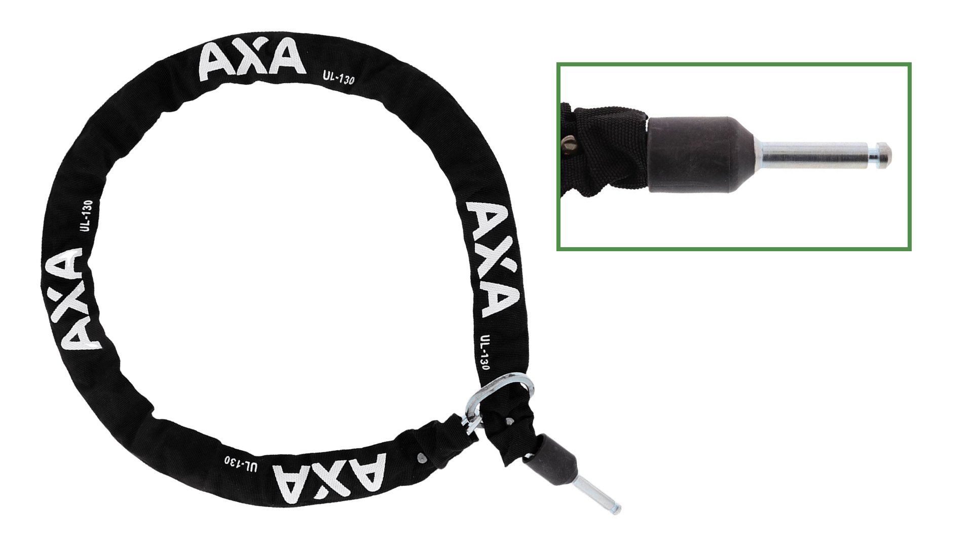 Extension chaîne AXA 130 cm pour antivol de cadre Axa Block XXL