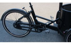Le nouveau cadre G2 des triporteurs NIHOLA, ici avec l'assistance pédalier Shimano