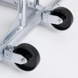 Parking à vélo bilatérale 6 places avec support publicitaire