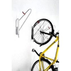 Support de vélo mural en acier zingué