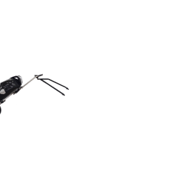 Chariot avec sac isotherme, fixation haubans, noir