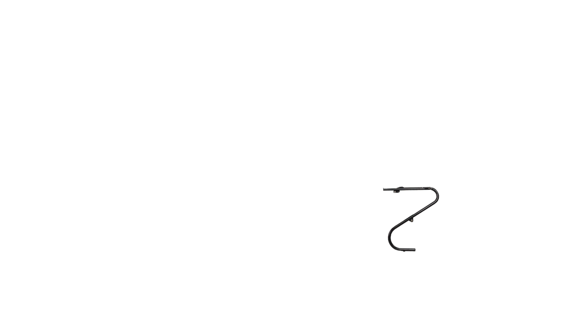 Porte sacoche avant lowrider Duo noir 15 Kg