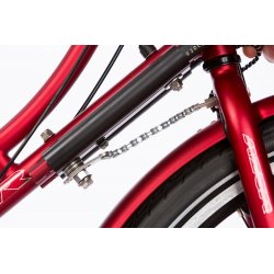 Rotation limitée à 180° pour éviter la chute du vélo à l'arrêt