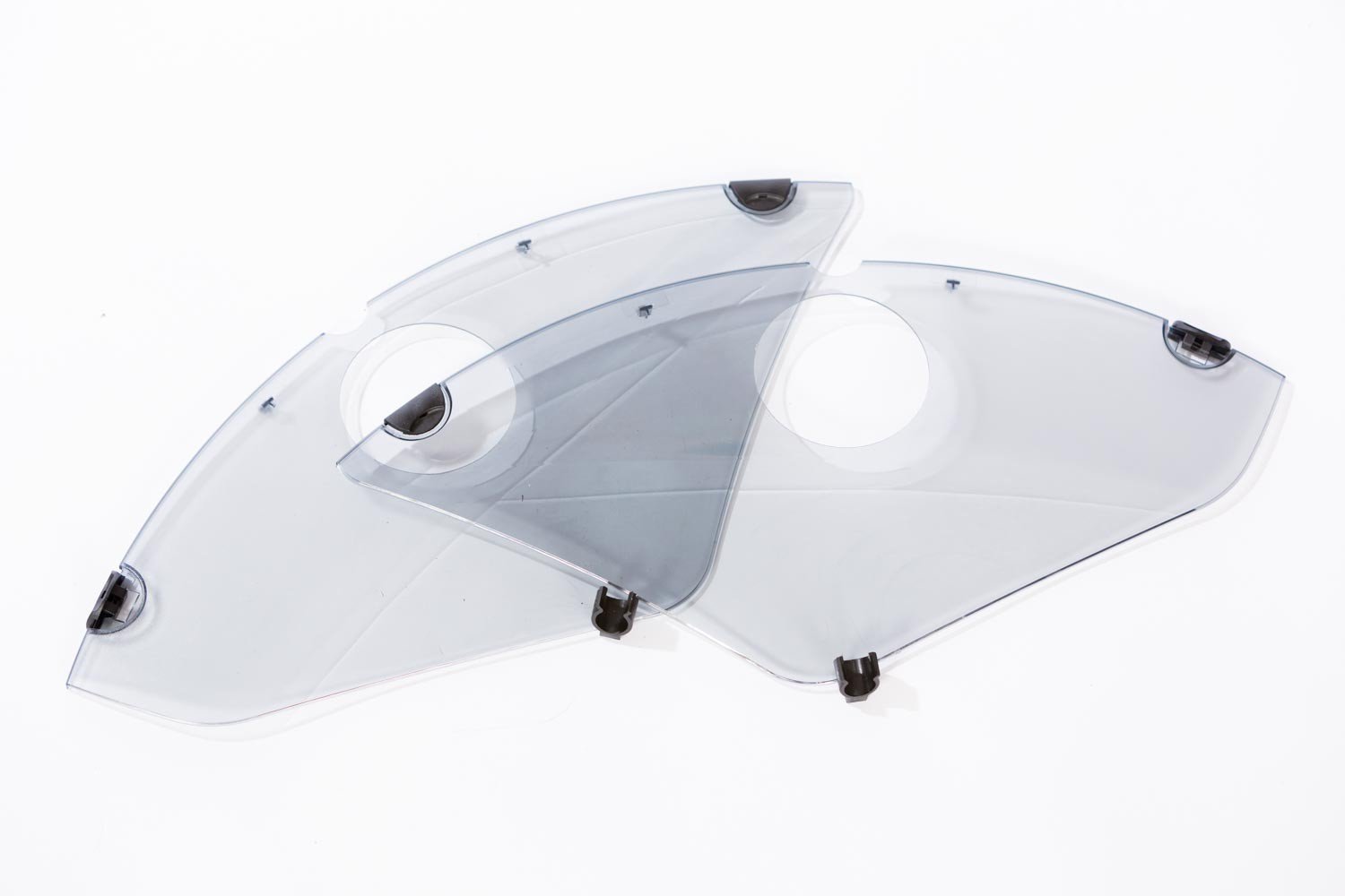 Pare-jupes transparents (de série)